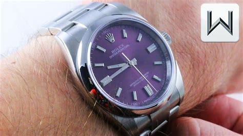 when did rolex red grape color come out|Hands.